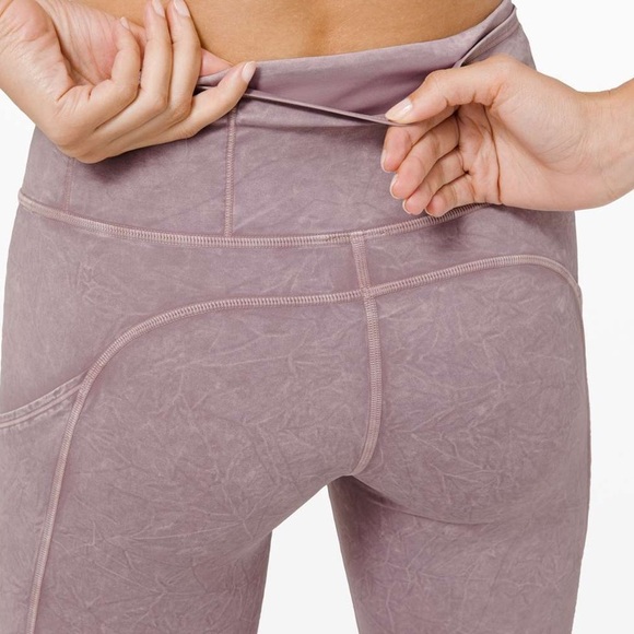 Lululemon Fast and Free Tight II 25" Ice Dye *Non-Reflective - Picture 3 of 5